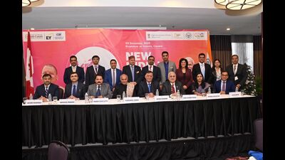 Dignitaries at the business event held recently in Toronto. (Sourced) Dignitaries at the business event held recently in Toronto. (Sourced)