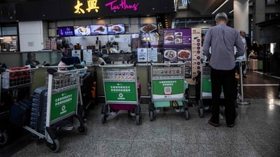 According to the previous Covid rules, those flying into the city were been banned from entering bars and restaurants for the first three days while they undergo tests. (AFP) According to the previous Covid rules, those flying into the city were been banned from entering bars and restaurants for the first three days while they undergo tests. (AFP)