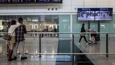 Travellers still need a negative PCR test result obtained within 48 hours before entering the mainland and Macau. (AFP) Travellers still need a negative PCR test result obtained within 48 hours before entering the mainland and Macau. (AFP)