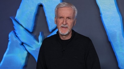 Filmmaker James Cameron during a photocall for The Way of Water in London on December 4, 2022. (Photo by ISABEL INFANTES / AFP) (AFP) Filmmaker James Cameron during a photocall for The Way of Water in London on December 4, 2022. (Photo by ISABEL INFANTES / AFP) (AFP)