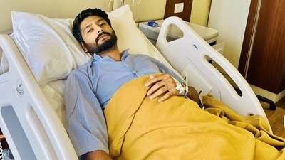 India pacer Khaleel Ahmed shares photo from hospital bed (Twitter) India pacer Khaleel Ahmed shares photo from hospital bed (Twitter)