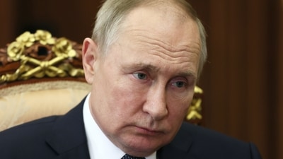 Vladimir Putin-Xi Jinping Meeting: Russian President Vladimir Putin is seen. (AP)