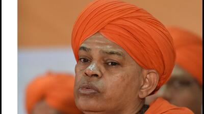SJM mutt pontiff Shivamurthy Sharanaru was arrested on September 2 on Pocso charges. (HT File) SJM mutt pontiff Shivamurthy Sharanaru was arrested on September 2 on Pocso charges. (HT File)