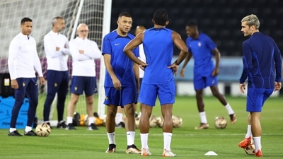 FIFA World Cup 2022: France squad during training. (REUTERS)