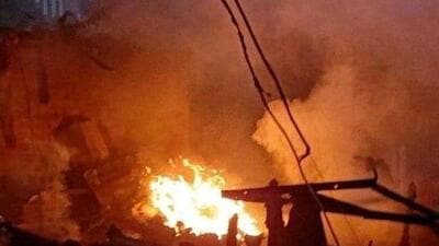 The house had collapsed due to the impact of the blast. (Representative image)