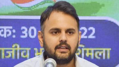 When Sukhu was elected general secretary of the Students’ Union in Government College for Boys in 1983, Chauhan was elected CSA joint secretary from the Congress’ student wing, the National Student Union of India. (HT PHOTO)