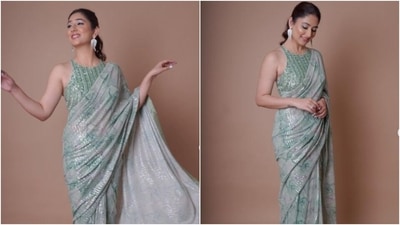 Disha Parmar’s fashion diaries are getting better by the day. The actor recently attended the Indian Television Academy Awards in Mumbai and made everyone drool with her sense of sartorial fashion. The ITA Awards was a star-studded affair with the Bollywood A-listers walking the red carpet. From Ananya Panday to Varun Dhawan, everyone attended the awards ceremony. Disha walked the red carpet in style, in the six yards of grace. (Instagram/@dishaparmar) Disha Parmar’s fashion diaries are getting better by the day. The actor recently attended the Indian Television Academy Awards in Mumbai and made everyone drool with her sense of sartorial fashion. The ITA Awards was a star-studded affair with the Bollywood A-listers walking the red carpet. From Ananya Panday to Varun Dhawan, everyone attended the awards ceremony. Disha walked the red carpet in style, in the six yards of grace. (Instagram/@dishaparmar)