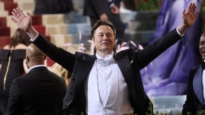 Elon Musk at the Met Gala this year. (Reuters) (REUTERS)