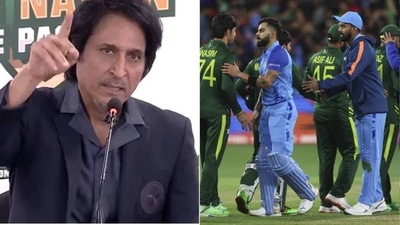 PCB chief Ramiz Raja (left) PCB chief Ramiz Raja (left)