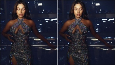 Assisted by makeup artist Sonik Sarwate, Bhumi decked up in nude eyeshadow, black eyeliner, black kohl, mascara-laden eyelashes, drawn eyebrows, contoured cheeks and a shade of nude lipstick. (Instagram/@bhumipednekar) Assisted by makeup artist Sonik Sarwate, Bhumi decked up in nude eyeshadow, black eyeliner, black kohl, mascara-laden eyelashes, drawn eyebrows, contoured cheeks and a shade of nude lipstick. (Instagram/@bhumipednekar)