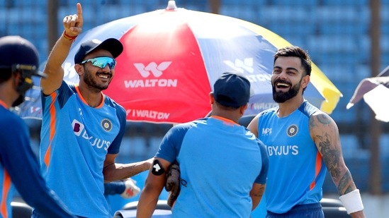 India vs Bangladesh Predicted XI 1st Test: Virat Kohli and Axar Patel during a practice session ahead of the 1st Test against Bangladesh, (ANI)