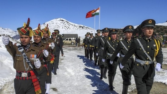 Indian and Chinese troops clashed along the Line of Actual Control (LAC) in the Tawang sector of Arunachal Pradesh on December 9. The face-off resulted in "minor injuries to a few personnel from both sides", the Indian Army said on Monday. This is the first such incident since the deadly clash between the two neighbours in June 2020.(PTI)
