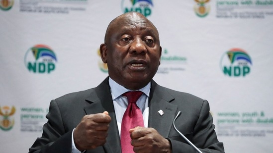 Cyril Ramaphosa: South African President Cyril Ramaphosa is seen. (Reuters)