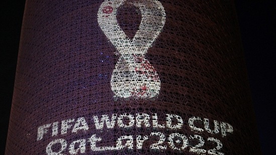 Khalid al-Misslam Dies: The tournament's official logo for the 2022 Qatar World Cup is seen.(Reuters)