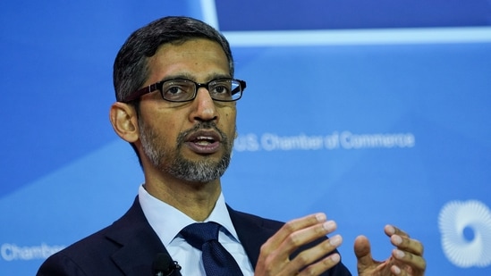 Sundar Pichai, chief executive officer of Alphabet Inc.(Bloomberg) Sundar Pichai, chief executive officer of Alphabet Inc.(Bloomberg)