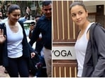 Alia Bhatt shows off post-yoga glow in monochrome workout outfit. Alia Bhatt shows off post-yoga glow in monochrome workout outfit.