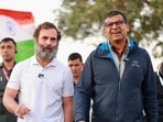 Former governor of the RBI Raghuram Rajan joined Rahul Gandhi in the Bharat Jodo Yatra on Wednesday. 