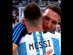 Argentina coach Scaloni breaks into tears