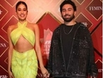 Janhvi Kapoor and Orhan Awatramani at Femina Beauty Awards. (Pallav Paliwal)