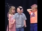 Little boy singing his rendition of 'The Imperial March' from the Star Wars series. Little boy singing his rendition of 'The Imperial March' from the Star Wars series.