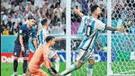 Argentina's forward #10 Lionel Messi celebrates after Argentina's forward #09 Julian Alvarez scored his team's third goal during the Qatar 2022 World Cup football semi-final match between Argentina and Croatia at Lusail Stadium in Lusail, north of Doha on December 13, 2022. (AFP) Argentina's forward #10 Lionel Messi celebrates after Argentina's forward #09 Julian Alvarez scored his team's third goal during the Qatar 2022 World Cup football semi-final match between Argentina and Croatia at Lusail Stadium in Lusail, north of Doha on December 13, 2022. (AFP)