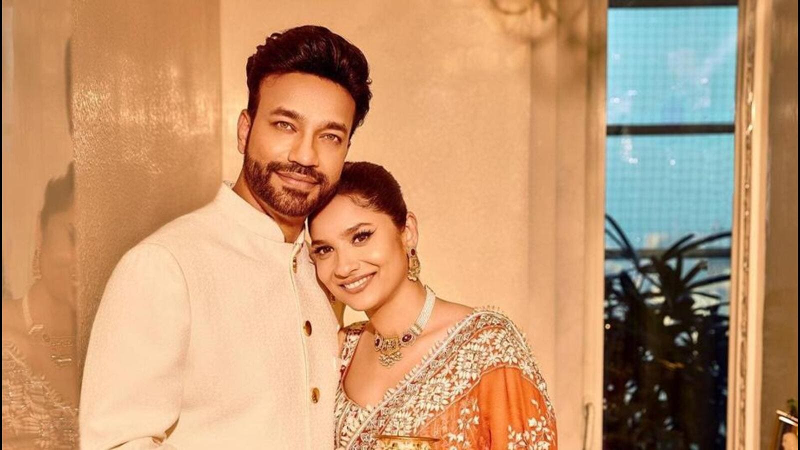 Ankita Lokhande Vicky Jain On Their First Wedding Anniversary We Want To Renew Our Vows After 