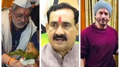 Madhya Pradesh home minister Narottam Mishra commented on aamir Khan performing a puja and Shah Rukh khan visiting Vaishno Devi.