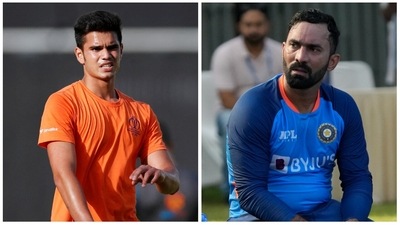 Dinesh Karthik has made some interesting observations about Tendulkar's son Arjun. (AP-Reuters) Dinesh Karthik has made some interesting observations about Tendulkar's son Arjun. (AP-Reuters)