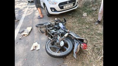 Deceased were identified as Aaryan (19) and Sidhaghat Sherawat (24) of Fazilka. (HT photo)