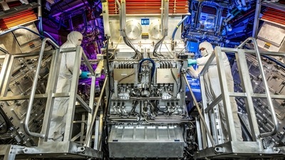 The US National Ignition Facility in California said in a recent experiment, it was able to generate more energy from a nuclear fusion reaction than what was put into it. (AP) The US National Ignition Facility in California said in a recent experiment, it was able to generate more energy from a nuclear fusion reaction than what was put into it. (AP)