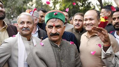 Himachal Pradesh chief minister Sukhvinder Singh Sukhu. (ANI)