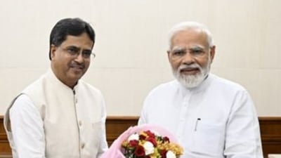 PM Modi is expected to visit Tripura on Sunday afternoon. (Twitter | Prof.(Dr.) Manik Saha) PM Modi is expected to visit Tripura on Sunday afternoon. (Twitter | Prof.(Dr.) Manik Saha)