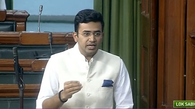 BJP MP Tejasvi Surya asserted that this move would greatly benefit crores of middle-class taxpayers across the country. BJP MP Tejasvi Surya asserted that this move would greatly benefit crores of middle-class taxpayers across the country.