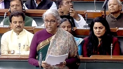 Union finance minister Nirmala Sitharaman. (ANI Photo/SansadTV) Union finance minister Nirmala Sitharaman. (ANI Photo/SansadTV)