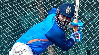 Rishabh Pant played a highly-entertaining knock (Getty) Rishabh Pant played a highly-entertaining knock (Getty)