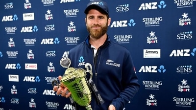 New Zealand's charismatic leader and veteran batter Kane Williamson will step down as the captain of the Black Caps side in the longest format of the game (Getty Images)