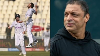 Mark Wood quips at Shoaib Akhtar's 'he needs to pull trucks to generate pace' comment (Getty/Twitter) Mark Wood quips at Shoaib Akhtar's 'he needs to pull trucks to generate pace' comment (Getty/Twitter)