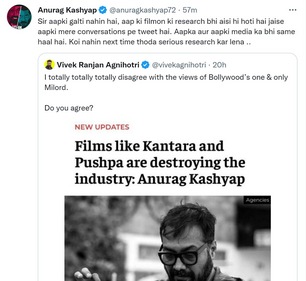 Anurag Kashyap on Twitter.