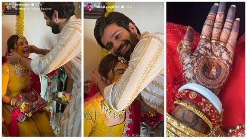 Pictures shared by Devoleena and Vishal Singh. Pictures shared by Devoleena and Vishal Singh.