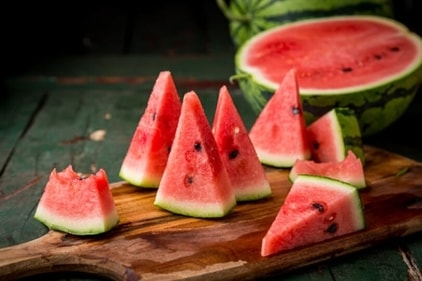 Watermelon with its 92% water composition, makes for the perfect post-workout snack or drink as it is great for hydration. (Unsplash)