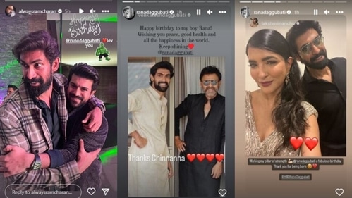 Several celebrities also wished Rana on his birthday. Several celebrities also wished Rana on his birthday.