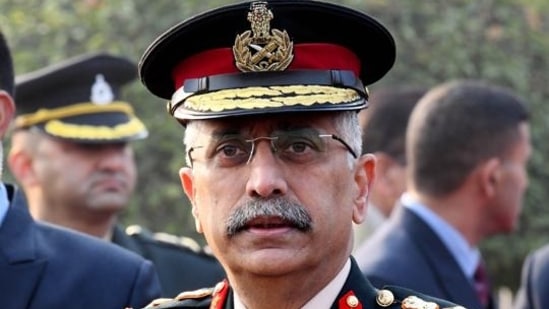 Former chief of army staff general MM Naravane.(File)