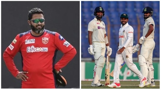 Shreyas Iyer, Cheteshwar Pujara and Rishabh Pant guided India to 278-6 in 90 overs (BCCI-AP)