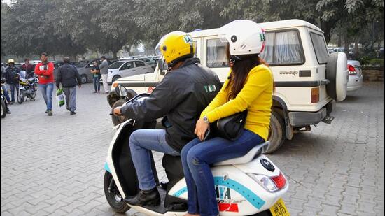 For passengers, the bike-taxi aggregator service embodies a reputation for cost-effective prices among a wide range of customers in Pune. (REPRESENTATIVE IMAGE)