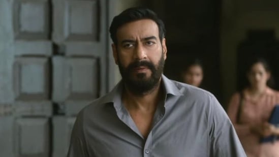 Ajay Devgn in a still from Drishyam 2.