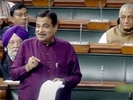 Union Minister of Road Transport and Highways Nitin Gadkari speaks in Lok Sabha during the Winter Session of Parliament, in New Delhi on Thursday. Union Minister of Road Transport and Highways Nitin Gadkari speaks in Lok Sabha during the Winter Session of Parliament, in New Delhi on Thursday.