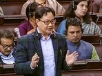 Union law miniter Kiren Rijiju on Wednesday said in the Rajya Sabha that Supreme Court should not deal with bail pleas. (PTI) Union law miniter Kiren Rijiju on Wednesday said in the Rajya Sabha that Supreme Court should not deal with bail pleas. (PTI)