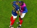 France's Dayot Upamecano, right, embraces teammate Kylian Mbappe following the World Cup semifinal soccer match between France and Morocco at the Al Bayt Stadium in Al Khor(AP) France's Dayot Upamecano, right, embraces teammate Kylian Mbappe following the World Cup semifinal soccer match between France and Morocco at the Al Bayt Stadium in Al Khor(AP)