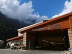 The 9.02-km-long Atal Tunnel connects Manali in Himachal with Leh. (HT file photo) The 9.02-km-long Atal Tunnel connects Manali in Himachal with Leh. (HT file photo)