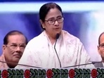 West Bengal chief minister Mamata Banerjee at the inauguration of Kolkata International Film Festival on Thursday